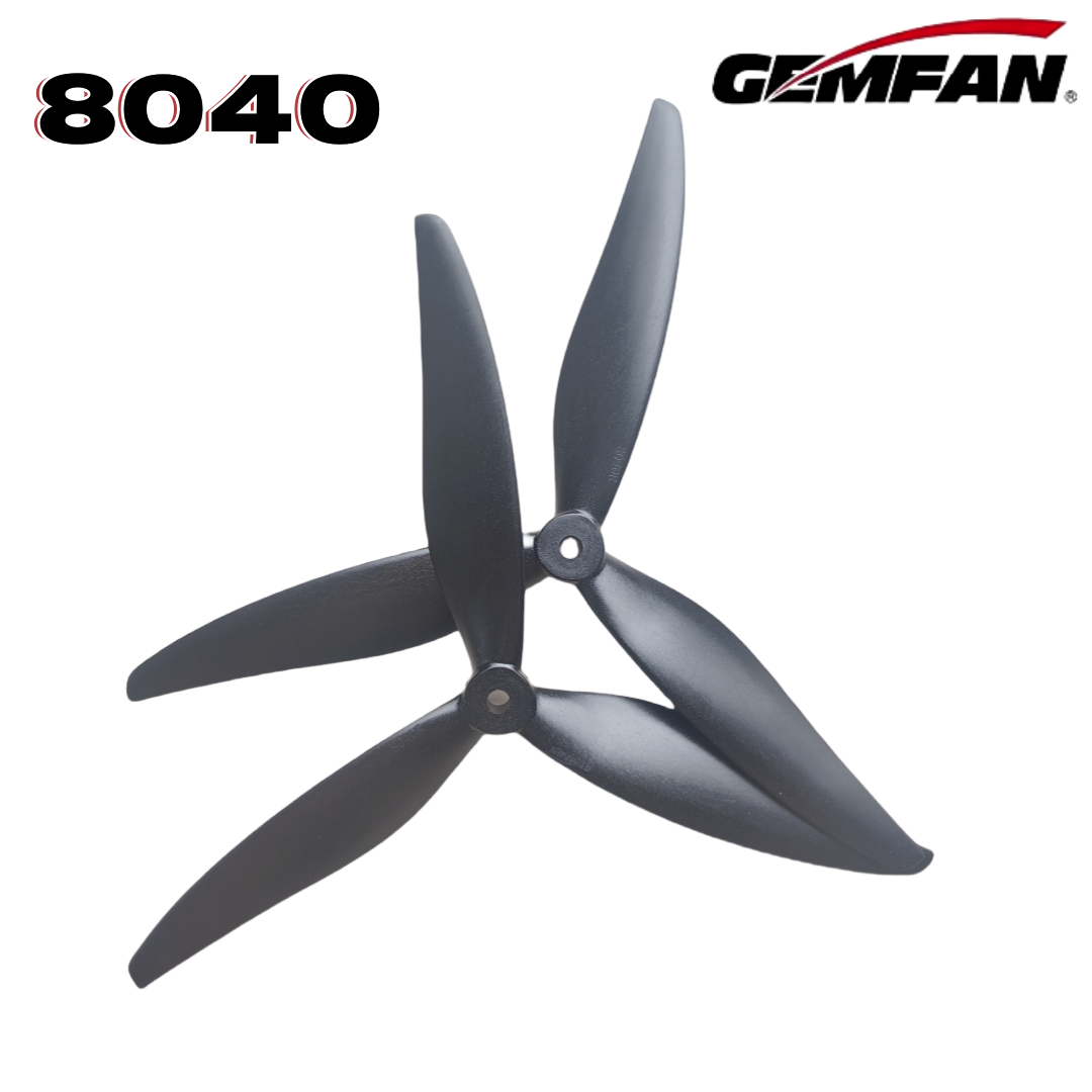 Gemfan 8040 8X4X3 3-blade 8 بو - مراجعة Drone Racing Propeller وسعره